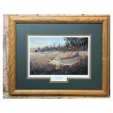 Framed Terry Doughty Muskie Bay Fish Art Print