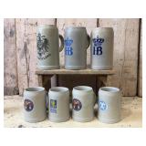 Seven Beer Steins