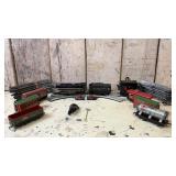 O Gauge Train Cars, Engine, Track, Transformer
