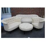 Pier 1 Sofa. Loveseat, Chair, and Ottoman