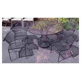 Metal Patio Table and 4 Chairs