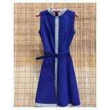 Ladies Size 10 Purple Dress with Belt
