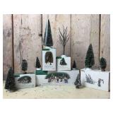 Dickens Village Porcelain Figurines, Trees
