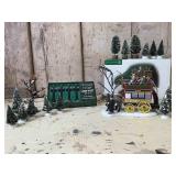 Dickens Village Omnibus, Lamp Posts, Trees
