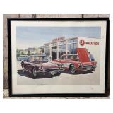 Framed Jack Schmitt Road Runners Art Print