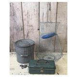Minnow Bucket, Fish Keeper, Tackle Box