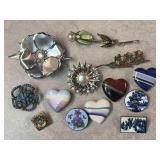 Costume Jewelry Brooches
