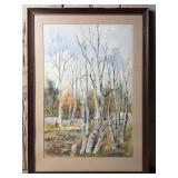 Framed Watercolor by Gesell