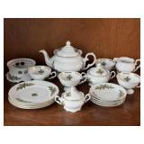 Wawel Christmas Berry Polish China Tea Set