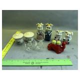 5 Salt And Pepper Shakers