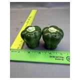 Green Pepper Salt And Pepper Shakers