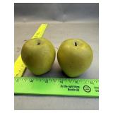 Plastic Apple Salt And Pepper Shakers