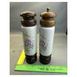 Large Pillar Salt And Pepper Shakers