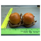 Plastic Orange Salt And Pepper Shakers