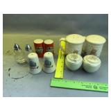 5 Salt And Pepper Shakers