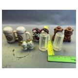 5 Salt And Pepper Shakers