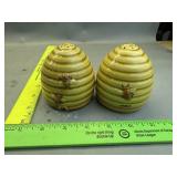 Beehive Salt And Pepper Shakers