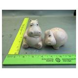 Hippo Salt And Pepper Shakers