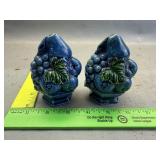 Blue Fruit Salt And Pepper Shakers