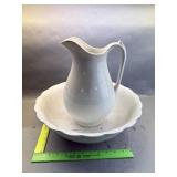 Pitcher and Dish