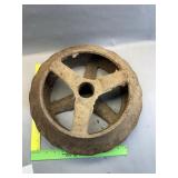 Antique Planter Wheel