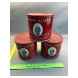 3 Prince Albert Tins