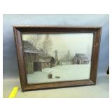 Winter Farm Print