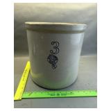 3 Gal Buckeye Blue Ribbon Stoneware Crock