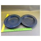 Blue Enamel Plates