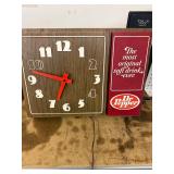 VTG DR PEPPER CLOCK (NOT WORKING)