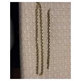 14 K GOLD ROPE SET