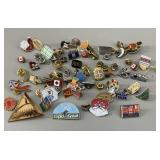 40+ Vintage Canadian Enamel Lapel Pins  Travel,