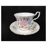 Royal Albert 'Village Garden' Teacup & Saucer
