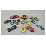 12 Assorted Hot Wheels & Matchbox Die-Cast Toy