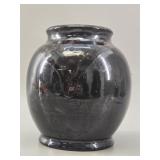 Art Deco Glazed Studio Pottery Vase, Signed