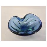 Mid-Century Murano Sommerso Art Glass Bowl