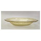 Federal Glass 'Madrid' Amber-Yellow Bowl