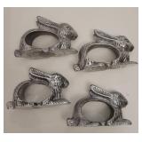 Vintage Rabbit Napkin Holders Indian