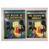 Tintin: Two Vtg Editions of Castafiore Emerald E/F
