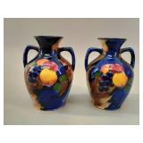 Pair of Antique H&K Tunstall 'Autumn' Vases 1930s