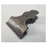Victorian Ornate Cast Iron Desk Clip