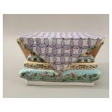 Chinese Famille Rose Porcelain Pillow