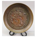 'La Baloise' Bronze Insurance Advertising Tray