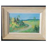 François Déziel - Oil on board signed