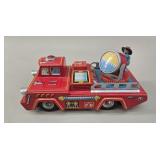 1950s Japan Tin Litho Friction Fire Truck Toy