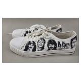 The Beatles Signed Portrait Canvas Sneakers