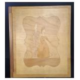 Pasadena Woodcraft Marquetry Guest Book & Album