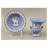 Wedgwood Jasperware RCMP Centennial Plate  Urn