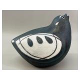 Signed Jacinthe Bruneau Large Ceramic Bird
