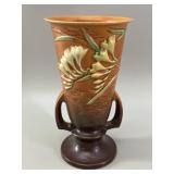 Roseville Pottery Freesia Brown/Terra Cotta Art